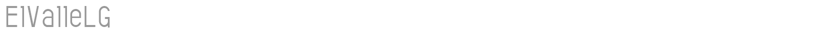 ElValle font preview